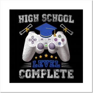 High School Level Complete Class Of 2024 Graduation Posters and Art